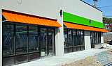 Glass and Metal Awning
