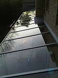 Glass and Metal Awning