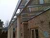 Glass and Metal Awning